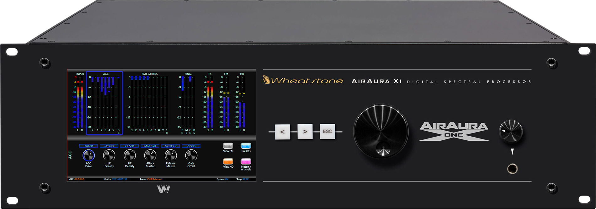 AirAura X1: front